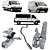 Kit Jogo Guia Carrinho Porta Correr Boxer Ducato Jumper 2003 a 2016 - Imagem 1