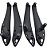 Kit Jogo Puxador Porta Bmw 320i 328i F30 Preto - Imagem 2