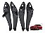 Kit Jogo Puxador Porta Bmw 320i 328i F30 Preto - Imagem 1