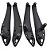 Kit Jogo Puxador Porta Bmw 320i 328i F30 Preto - Imagem 2