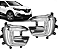 Par Farol Milha Renault Captur 2017 á 2021 - Imagem 1