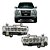 Par Farol Milha Led Drl Luz Diurna Pajero Full 2015 á 2021 - Imagem 1