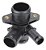 Flange Conexão Água Cabeçote New Fiesta Ka 1.0 12v 3cc 2013 á 2022 - Imagem 4