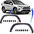 Par Friso Aplique Alargador Moldura Paralama Dianteiro Rav4 2020 2021 2022 - Imagem 2