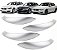 Kit Capa Puxador Porta Interna Bmw 320i 2013-2019 Prateado - Imagem 1