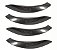 Kit Aplique Puxador Porta Interno Bmw 320 328i Sedan 2013 a 2019 Fibra Carbono - Imagem 3