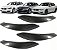 Kit Aplique Puxador Porta Interno Bmw 320 328i Sedan 2013 a 2019 Fibra Carbono - Imagem 1
