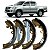 Kit Sapata Lona Freio C/ Haste Traseira Hilux 2005 á 2015 - Imagem 1