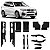 Kit Reparo Arraste Teto Solar Bmw X3 2003 a 2008 E83 X5 E70 2003 a 2012 - Imagem 1