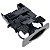 Porta Copos Ford F250 F350 99 á 2011 Cinza - Imagem 3