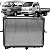 Radiador Agua Besta Gs 98 a 2004 2.7 Bongo 05 ate 11 K 2700 - Imagem 1