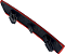 Lanterna Refletor Olho Gato Esquerdo Parachoque Audi Q3 Performance Black 2020 a 2024 - Imagem 2