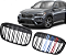 Par Grade Filete Duplo Três Cores Bmw X1 2016 a 2019 - Imagem 1