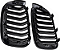 Par Grade Filete Duplo Black Piano Bmw X3 F25 X4 F26 2014 a 2018 - Imagem 3