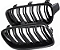 Par Grade Filete Duplo Black Piano Bmw 316i 320i 328i F30 2013 a 2017 - Imagem 2