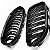 Par Grade Dianteira 118i 120i 125i F20 2016 a 2019 Filete Duplo Black Piano - Imagem 5