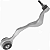 Par Braço Curvo Dianteiro Bmw 118i 120i 318i 320i N46 2006 á 2012 X1 2009 a 2015 - Imagem 2