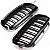 Par Grade Fielte Duplo Black Piano Bmw X5 F15 X6 F16 2014 a 2018 - Imagem 5