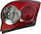 Lanterna Traseira Esquerda Sonic Sedan 2012 2013 2014 - Imagem 4