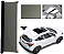 Cortina Persiana Teto Solar Hrv 2016 a 2020 Cinza - Imagem 1