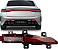 Lanterna Refletor Olho Gato Direito Parachoque Traseiro Byd Seal 2024 2025 2026 - Imagem 1