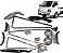 Kit Corrente Comando Distribuição Hr H100 Bongo K2500 2.5 15v 2012 a 2021 - 15pcs - Imagem 1