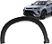 Alargador Friso Moldura Aplique Paralama Esquerdo Haval H6 Gt 2023 a 2025 - Imagem 1