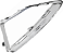 Moldura Grade Cromada Farol Milha Direito Fusion 2010 a 2012 - Imagem 5