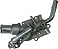 Carcaça Flange Válvula Termostática Livina Tiida 1.8 16v 2007 a 2013 Manual - Imagem 3