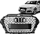 Grade Dianteira Audi A3 S3 Rs3 2013 a 2016 All Black - Imagem 1