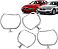 Kit Acrílico Drl Angel Eyes Farol Bmw 320i 328i 2013 a 2015 - Imagem 1