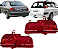 Par Lanterna Refletor Traseiro Peugeot 207 Sedan SW - Imagem 1