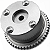 Par Polia Escape Admissão 47mm Sorento Azera Vera Cruz Santa Fe V6 - Imagem 6