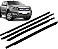 Kit Jogo Pestana Porta Externa Preto Ford Ranger 2013 a 2022 Cab Dupla - Imagem 1