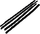 Kit Jogo Pestana Porta Externa Preto Ford Ranger 2013 a 2022 Cab Dupla - Imagem 2