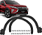 Par Friso Alargador Moldura Paralama Dianteira Eclipse Cross 2018 a 2021 - Imagem 1