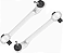 Kit Braço Suspensão Reto e Curvo Bmw 118i 120i 318i 320i N46 2006 á 2012 X1 2009 a 2015 - Imagem 4