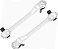 Kit Braço Suspensão Reto e Curvo Bmw 118i 120i 318i 320i N46 2006 á 2012 X1 2009 a 2015 - Imagem 3