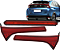 Kit Lanterna Traseira Porta Malas Eclipse Cross 2018 a 2011 - Imagem 1