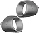 Par Moldura Grade Farol Milha Outlander 2014 2015 - Imagem 3