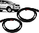 Par Friso Borracha Lateral Teto Hilux Srv 2005 a 2015 - Imagem 1