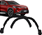 Par Friso Moldura Alargador Paralama Dianteiro Corolla Cross 2021 a 2024 - Imagem 1