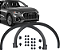 Par Moldura Friso Alargador Paralama Dianteiro Audi Q3 1.4 Black 2020 a 2024 - Imagem 1