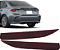 Par Olho Gato Lanterna Refletor Parachoque Traseiro Corolla Sedan 2020 a 2024 - Imagem 1