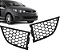 Par Grade Tela Inferior Parachoque Dianteiro Celer Hatch Sedan 2013 a 2015 - Imagem 1