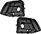 Par Moldura Grade Farol Milha Audi Q5 Sportback Performance Black 2021 a 2025 - Imagem 2