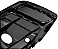 Par Moldura Grade Farol Milha Audi Q5 Sportback Performance Black 2021 a 2025 - Imagem 3