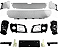 Parachoque Dianteiro Body Kit Lancer Evo X 2010 a 2019 para MT/CVT/GT/HL/HLE/HLT, Ralliart - Imagem 5