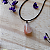 Pingente de Pedra da Lua Marrocos; Sagrado Feminino - Fertilidade - Sensualidade - Imagem 1