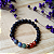 Pulseira Vulcânica 8mm; Chakras - Imagem 1